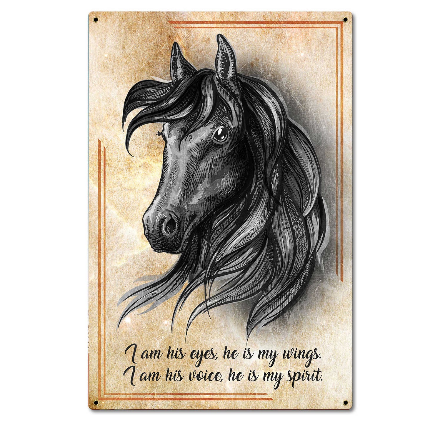 Horse Wing Spirit 16 x 24