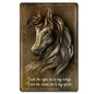 Horse Wing Spirit Dark 12 x 18