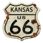 Kansas Us 66 Shield 28 x 28