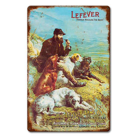 Lefever Shotgun Ad 12 x 18