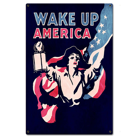 Wake Up America 16 x 24
