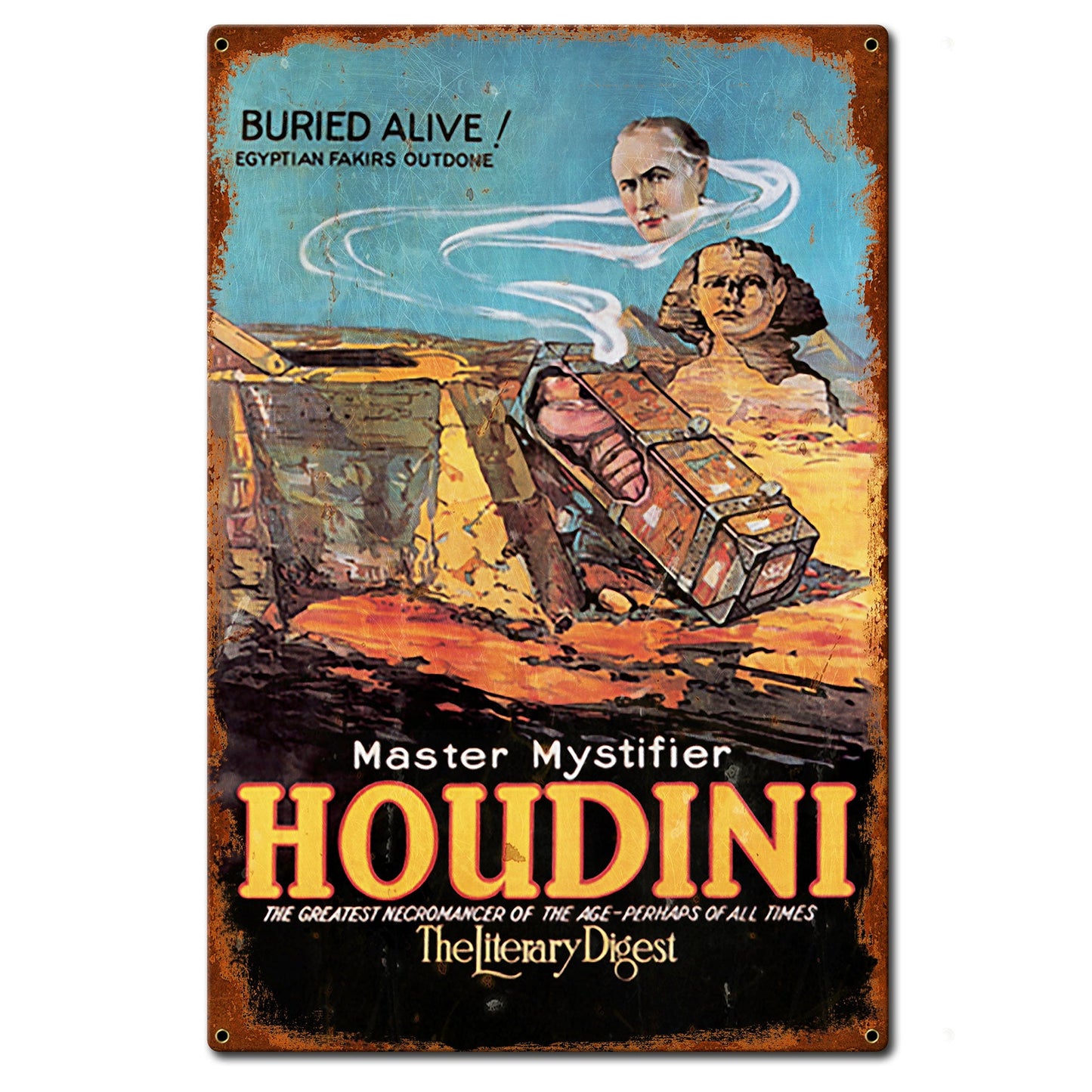 Houdini Buried Alive 16 x 24