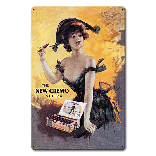 1900'S Cremo Cigar Ad 12 x 18