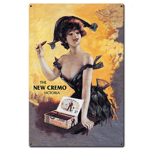 1900'S Cremo Cigar Ad 16 x 24