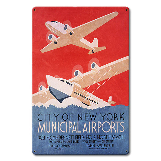 New York Seaplane 12 x 18