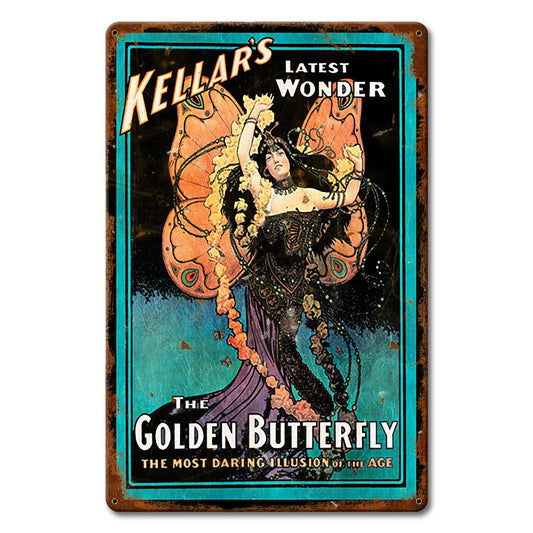 Keller'S Golden Butterfly 12 x 18