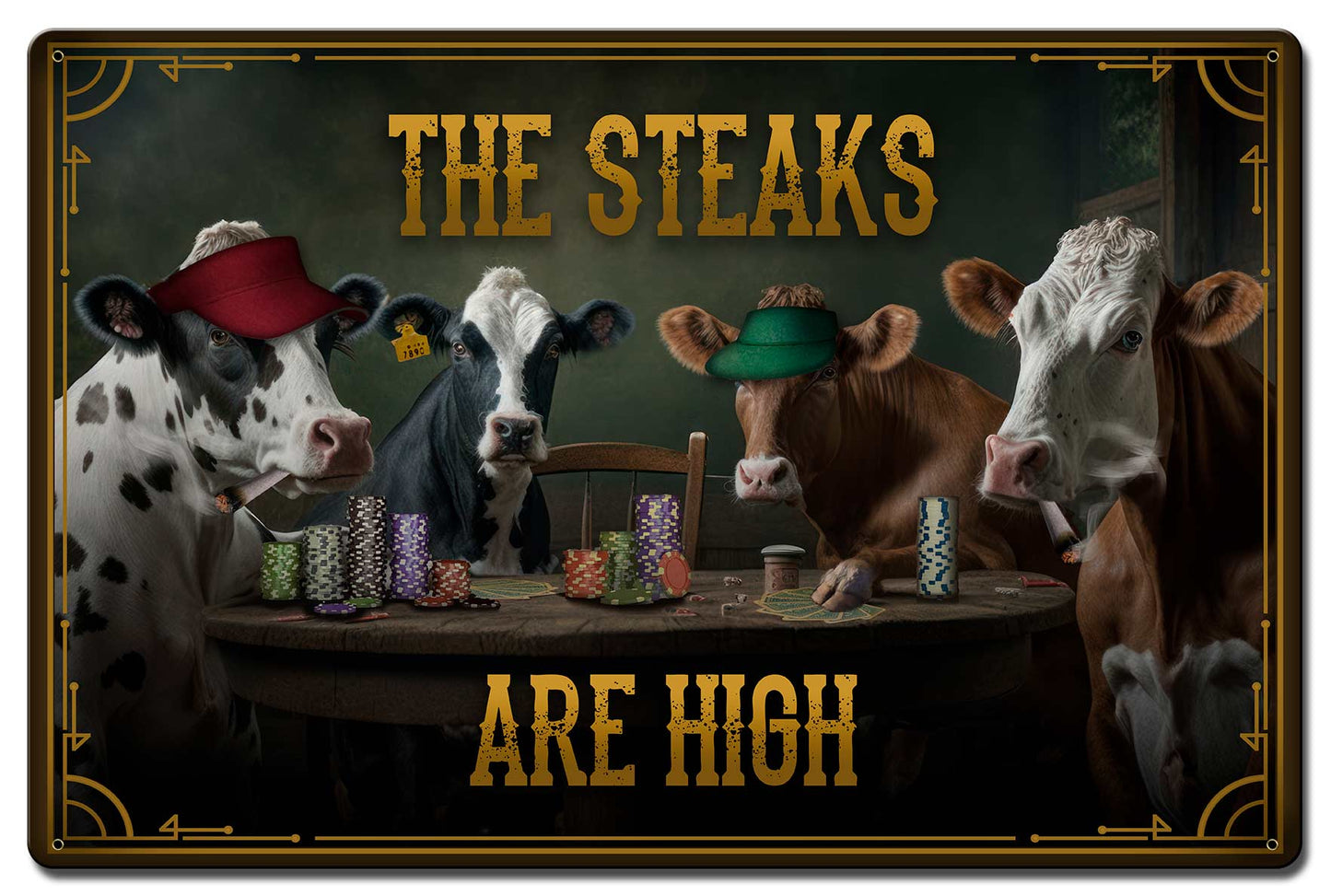 Steaks Are High 24 x 16