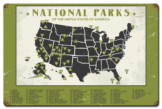 National Parks 24 x 16