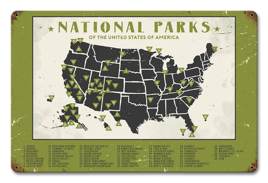 National Parks 18 x 12