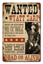 Wanted Wyatt Earp 12 x 18