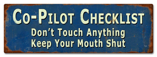 Co-Pilot Checklist 24 x 8