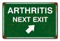 Arthritis Next Exit 18 x 12