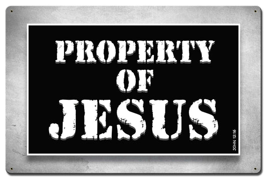 Property Of Jesus 24 x 36