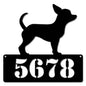 Chihuahua Address Personalized 15 x 15