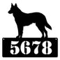 German Shepherd Address Personalized 15 x 15