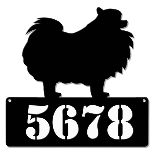 Pomeranian Address Personalized 15 x 15