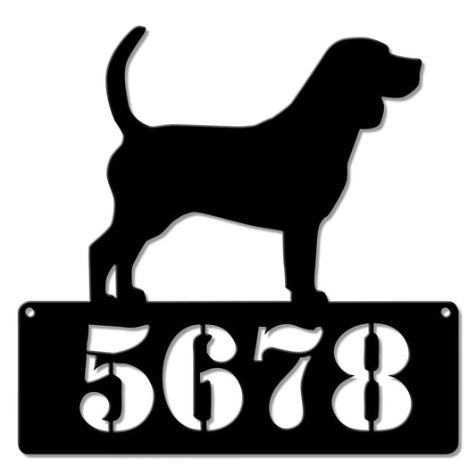 Beagle Address Personalized 15 x 15