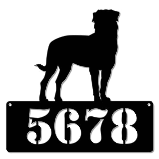 Rottweiler Address Personalized 15 x 15
