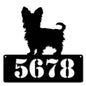 Yorkshire Terrier Address Personalized 15 x 15