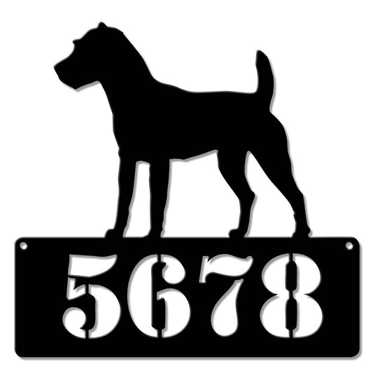 Jack Russell Terrier Address Personalized 15 x 15