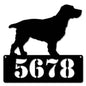 Cocker Spaniel Address Personalized 15 x 15