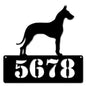 Great Dane Address Personalized 15 x 15