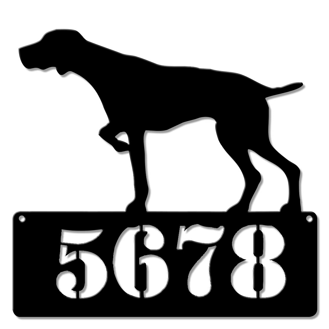 German Shorthair Pointer Address Personalized 15 x 14