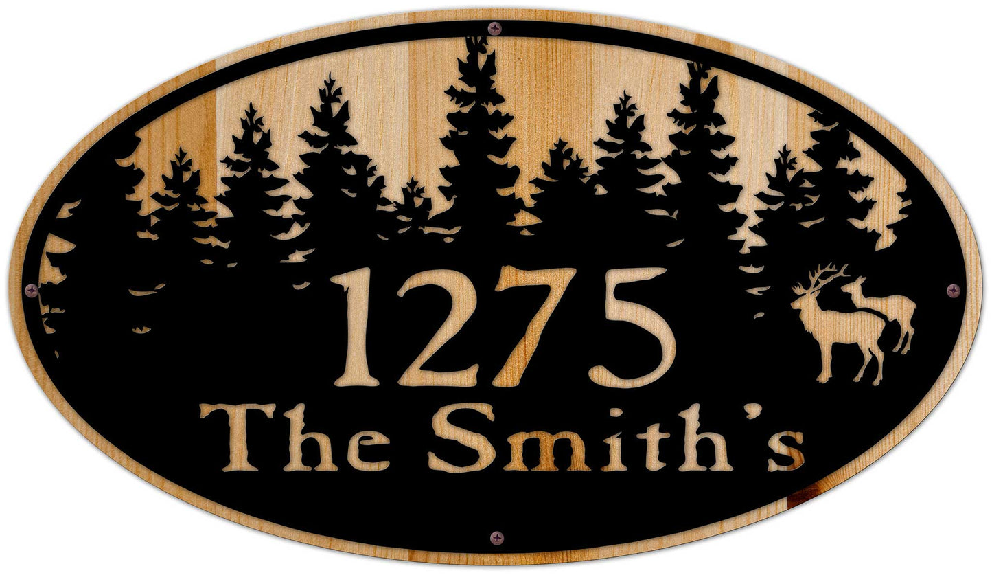Name Number Personalized 28 x 16