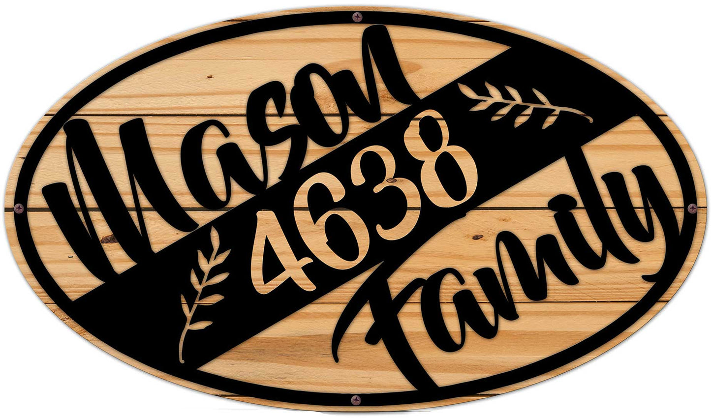 Diagonal Family Personalized 28 x 16