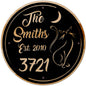 Cat Moon Name Number Est Personalized 28 x 28