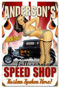 Speed Shop Personalized 16 x 24