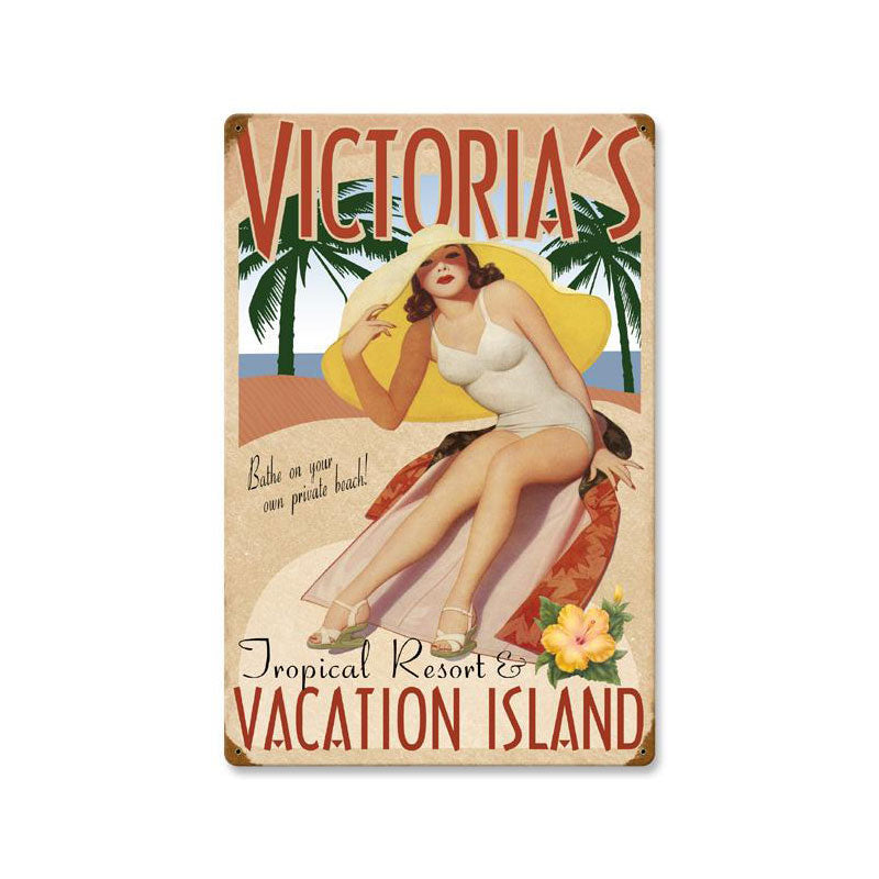 Vacation Island Personalized 16 x 24