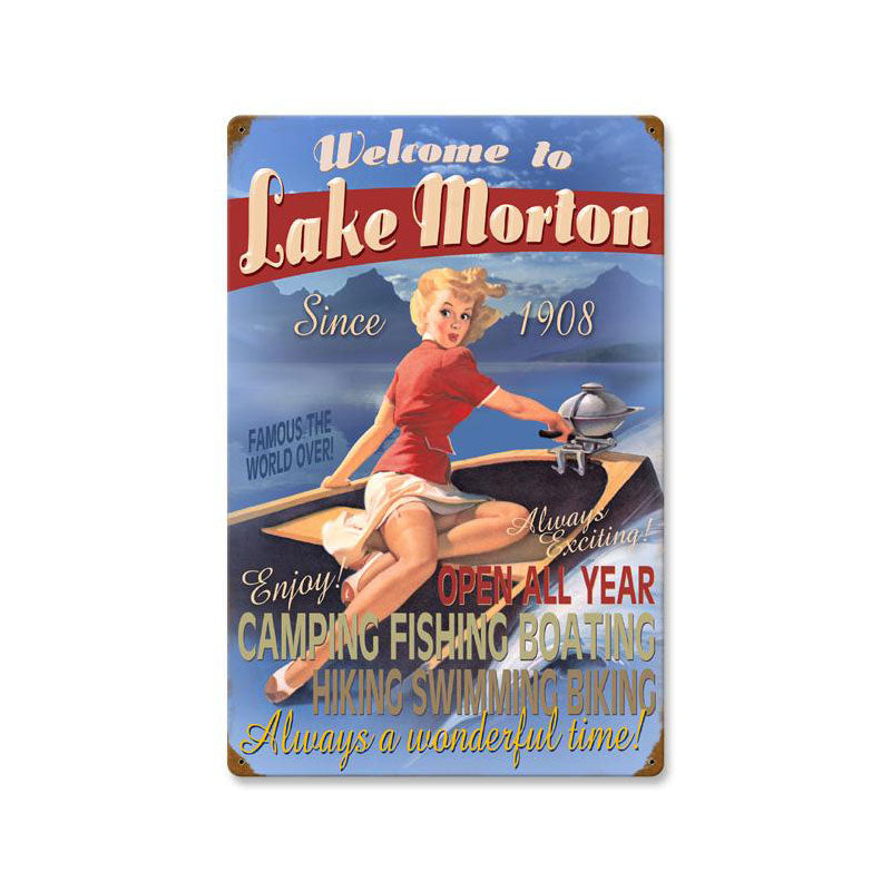 Welcome To Lake Personalized 16 x 24