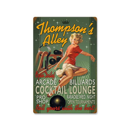 Bowling Alley Personalized 16 x 24