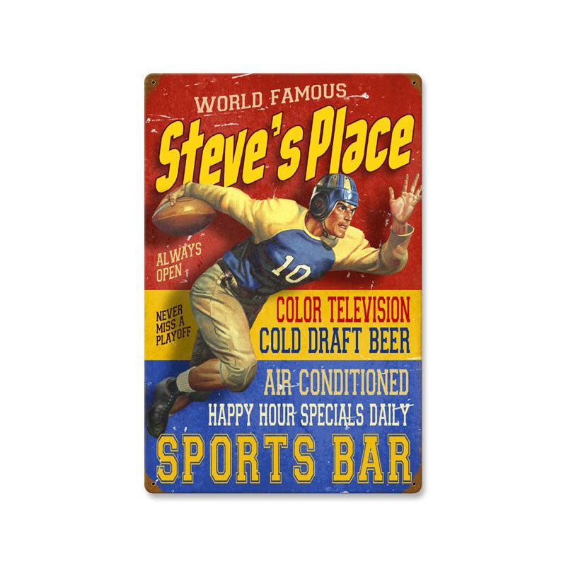 Sports Bar Personalized 16 x 24