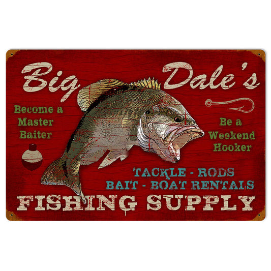 Fishing Supply Personalized 16 x 24