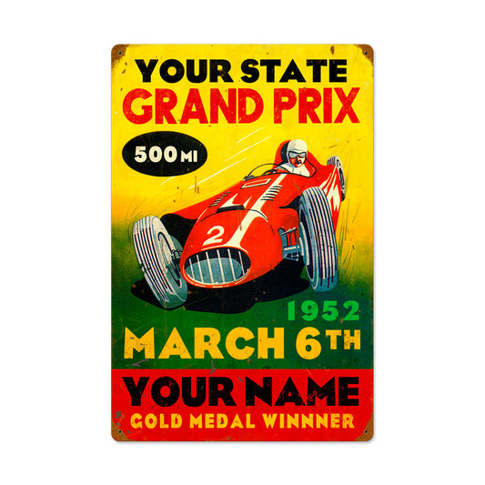 Grand Prix Personalized 16 x 24