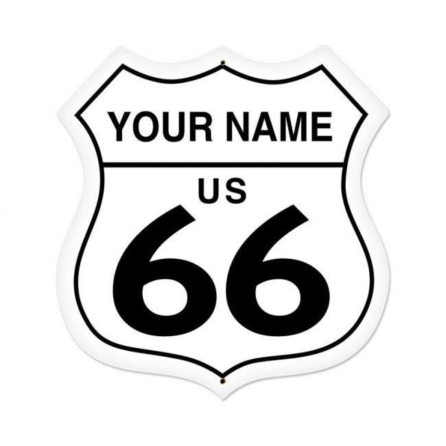 Route 66 Personalized 28 x 28