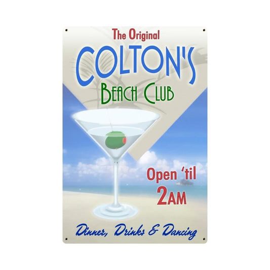 Pacific Beach Club Personalized 12 x 18