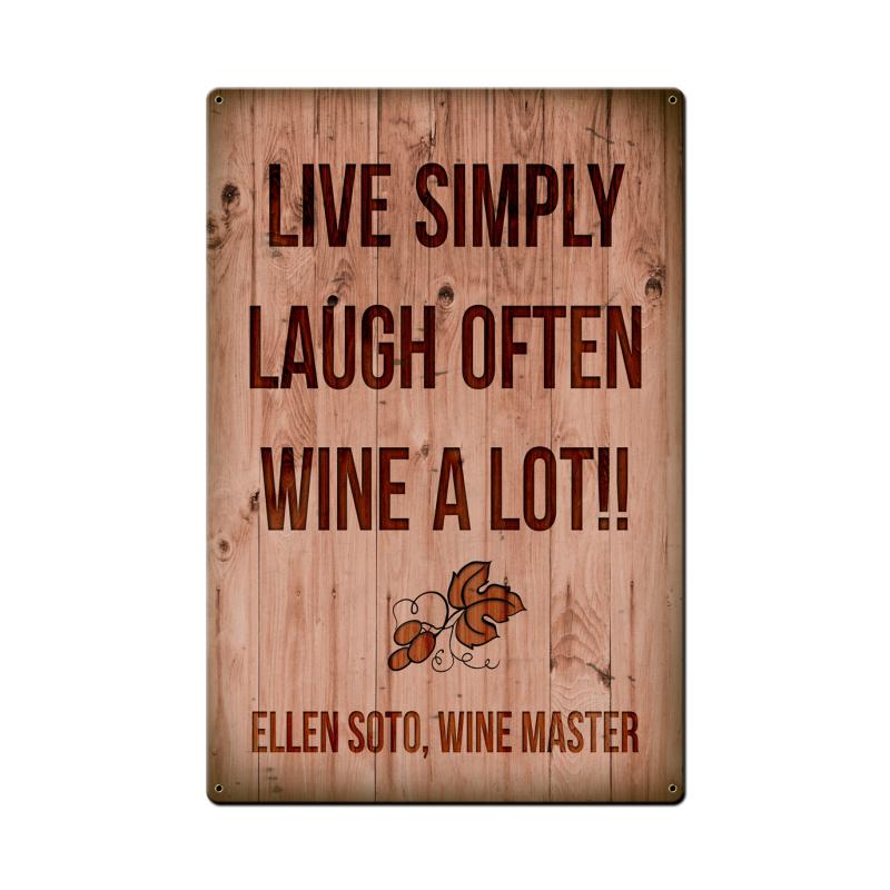 Wine A Lot Personalized 12 x 15