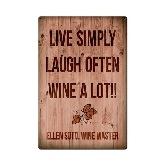 Wine A Lot Personalized 12 x 15