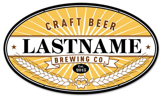Craft Brewing Company Personalized 14 x 24