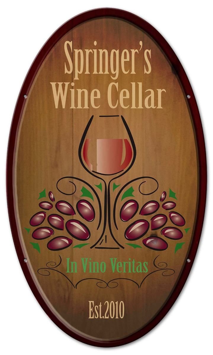 Wine Cellar Personalized 14 x 24