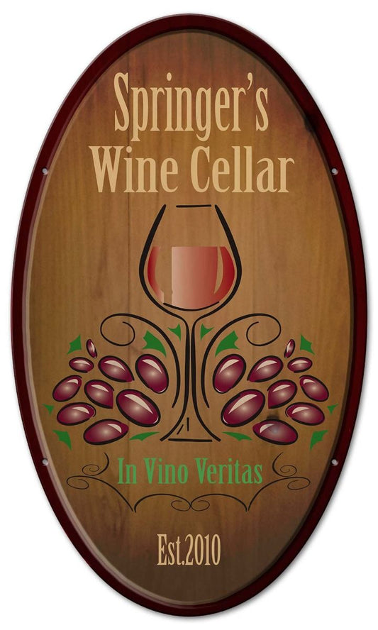 Wine Cellar Personalized 14 x 24