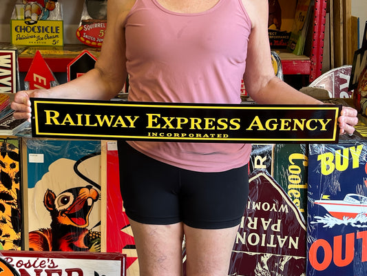 Railway Express Agency Vintage Style Metal Sign