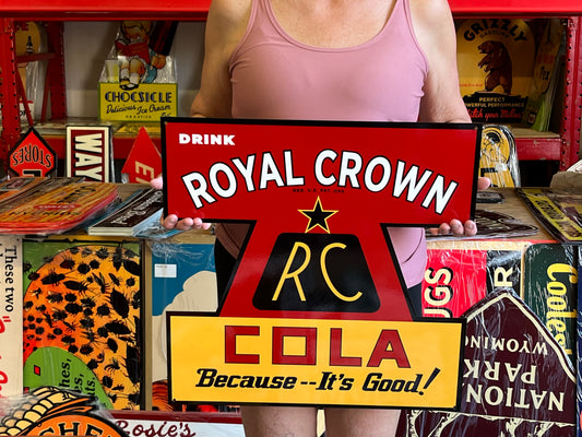 Royal Crown Cola Vintage Style Metal Sign