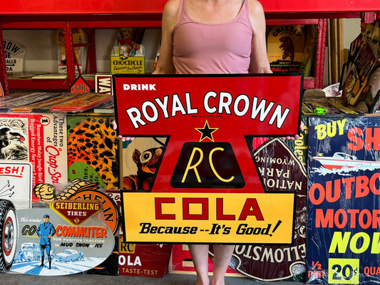 Royal Crown Soda Vintage Style Metal Sign