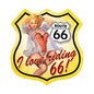 Route 66 Pinup 15 x 15