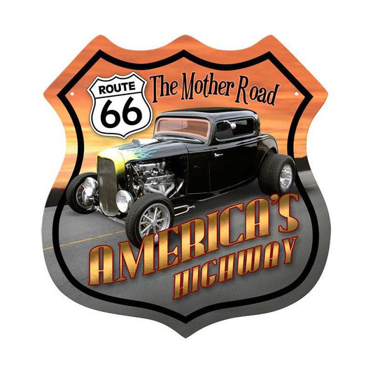 Route 66 Hotrod 15 x 15