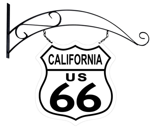 Route 66 California Road Double Sided 15 x 15